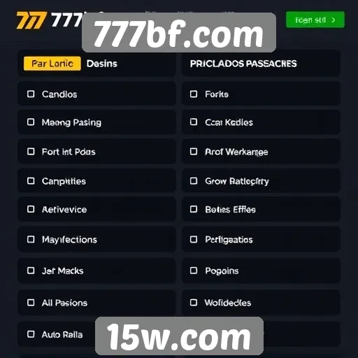 Métodos de pagamento disponíveis no 777bf.com